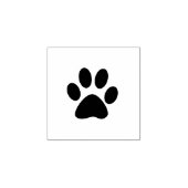 Cat's paw rubberstempel (Afrduk)