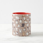 Cats Photo pattern, Mug Mok (Midden)