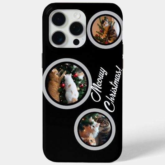 Cats Photos Name Customize iPhone / iPad case (Achterkant)