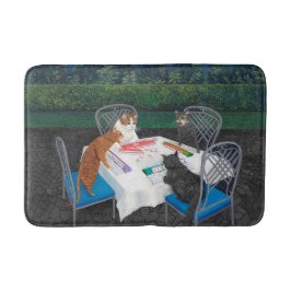 Cats Plays Mahjong Badmat