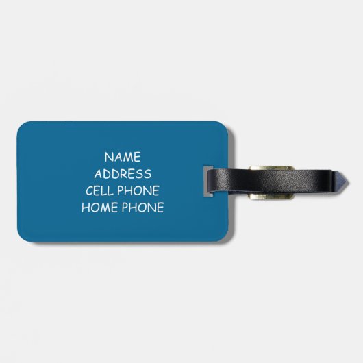 Cats Plays Mahjong Bagagelabel (Achterkant horizontaal)