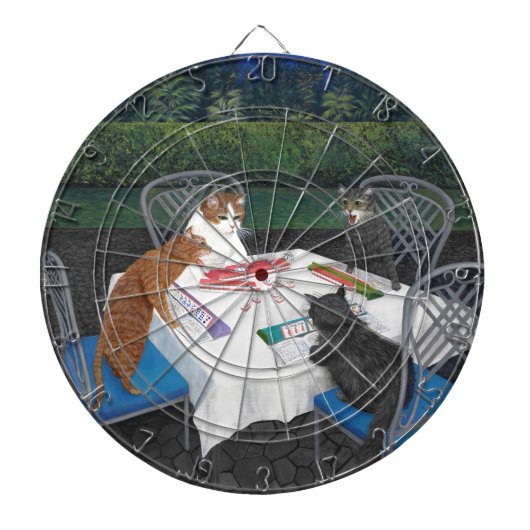 Cats Plays Mahjong Dartbord (Voorkant)