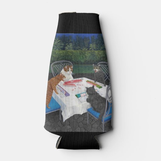 Cats Plays Mahjong Flesjeskoeler (Voorkant)