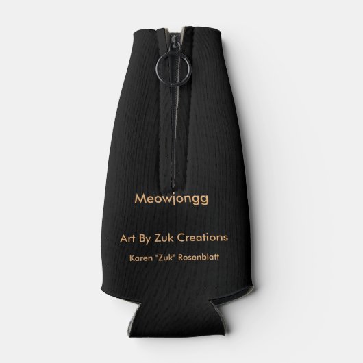 Cats Plays Mahjong Flesjeskoeler (Achterkant)