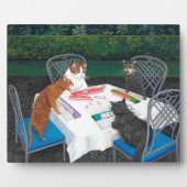 Cats Plays Mahjong Fotoplaat (Voorkant)