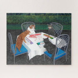 Cats Plays Mahjong Legpuzzel