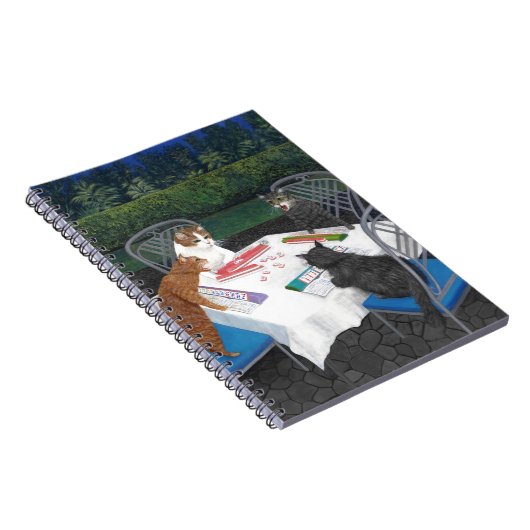 Cats Plays Mahjong Notitieboek (Rechterzijde)