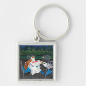 Cats Plays Mahjong Sleutelhanger (Voorkant)