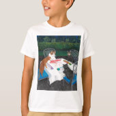 Cats Plays Mahjong T-shirt (Voorkant)