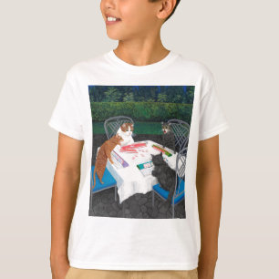 Cats Plays Mahjong T-shirt