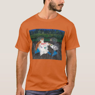 Cats Plays Mahjong T-shirt