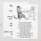 Cats Pulling Cracker Kaart (Voorkant / Achterkant)