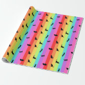 Cats Rainbow Wrapping Papier - rol (Uitgerold)