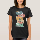 Cats Reading Books  Book  Kitten Reader Group T-shirt (Voorkant)