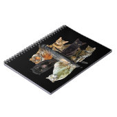 Cats Reflection Friend Cat Lovers Cute Tiger Notitieboek (Linkerzijde)