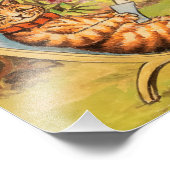 Cats relaxing in the Grounds at Napsbury by Wain Foto Afdruk (Hoek)