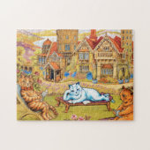 Cats relaxing in the Grounds at Napsbury by Wain Legpuzzel (Horizontaal)