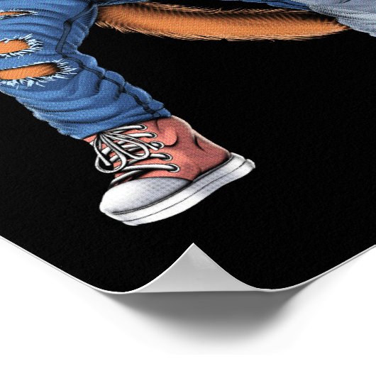 Cats Rock Muzikanten Poster (Hoek)