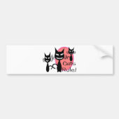 Cats Rule!!!!!!!!!!!!!!! Bumpersticker (Voorkant)
