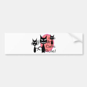 Cats Rule!!!!!!!!!!!!!!! Bumpersticker