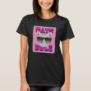 CATS RULE Cute Cat Lover shirt