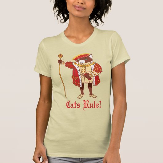 Cats Rule dames T-shirt (Voorkant)