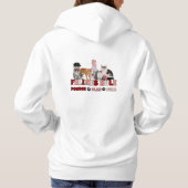 Cats Rule Funny die Felines heeft geperst Hoodie (Achterkant)