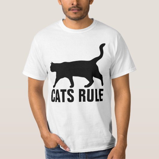 CATS RULE T-shirts (Voorkant)