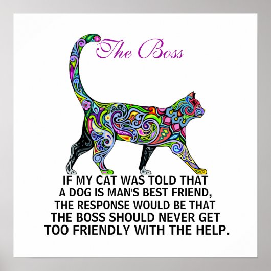 Cats Rule - The Boss - Poster - srf (Voorkant)