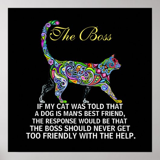Cats Rule - The Boss - Poster - srf (Voorkant)