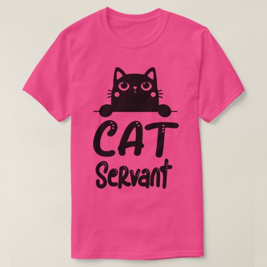 Cats Service Funny Motif Cat Eigenaars T-shirt (Design voorkant)