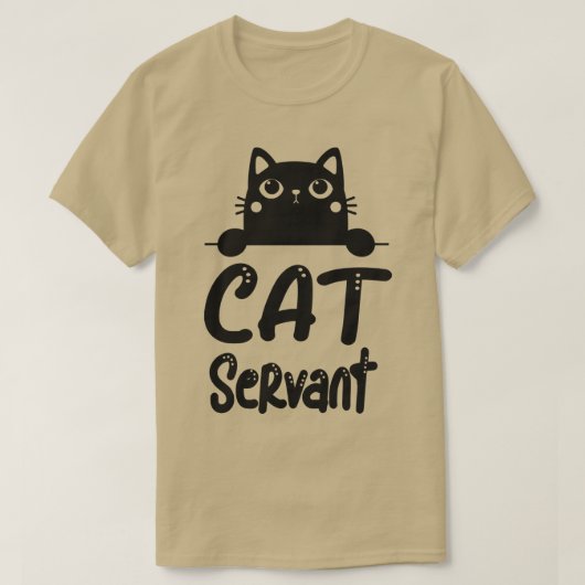 Cats Service Funny Motif Cat Eigenaars T-shirt (Design voorkant)
