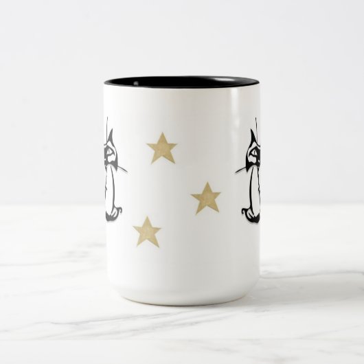 Cats Siamese Royalty Tweekleurige Koffiemok (Center)