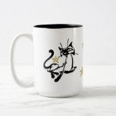 Cats Siamese Royalty Tweekleurige Koffiemok (Links)