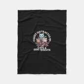 Cats Side Quest Distracted Tabletop Funny Men Wome Fleece Deken (Voorkant)