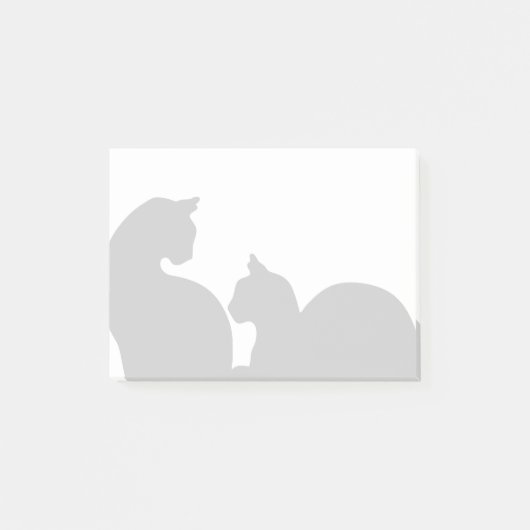Cats Silhouette Post-it® Notes (Voorkant)