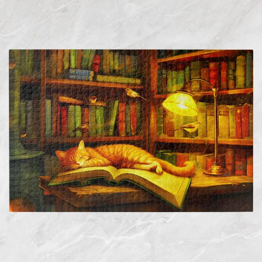 Cat's Slumber Schattige Kitten Gift voor Cat Lover Legpuzzel