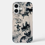 Cats Snowball Fight, Louis Wain Case-Mate iPhone Case (Achterkant)