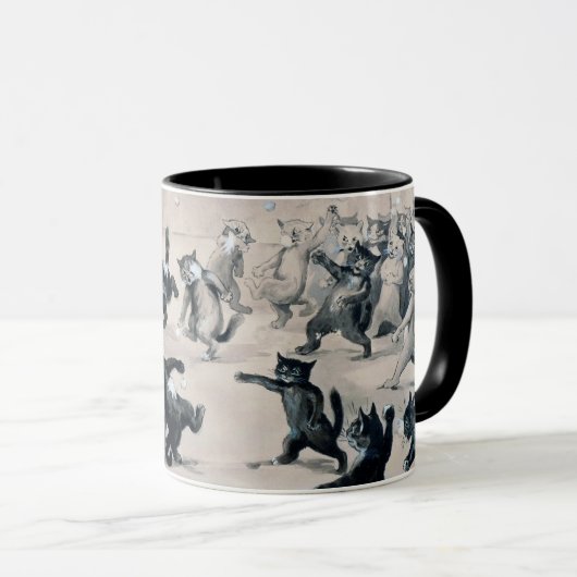 Cats Snowball Fight, Louis Wain Mok (Voorkant rechts)