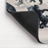 Cats Snowball Fight, Louis Wain Muismat (Hoek)