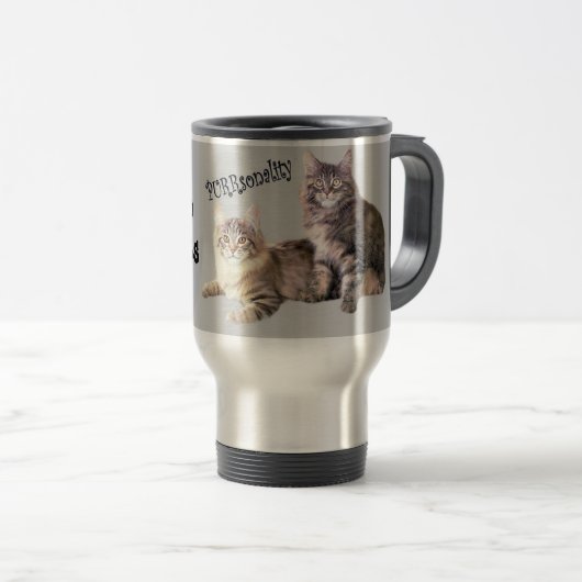 Cats Travel Mug PURRsonality Reisbeker (Voorkant rechts)