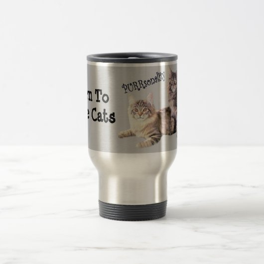 Cats Travel Mug PURRsonality Reisbeker (Center)