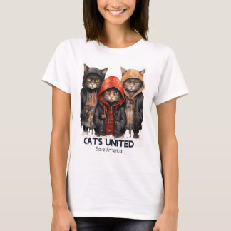 Cats United: Red Amerika T-shirt