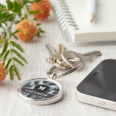 Cats Urban Camouflage Monogram Sleutelhanger (Zijkant)