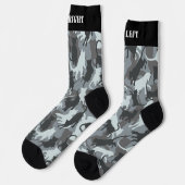 Cats Urban Camouflage Pattern Socks Sokken (Links)