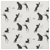  Cats van Théophile Steinlen Stof (Swatch)