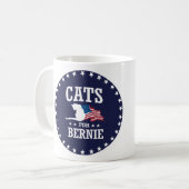 CATS VOOR BERNIE SANDERS KOFFIEMOK (Voorkant links)