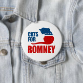 CATS VOOR ROMNEY.png Ronde Button 4,0 Cm (In situ)