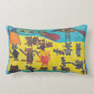 Cats' War Against Mice Pillow Kussen