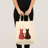Cats Wedding Bag Tote Bag (Voorkant (product))